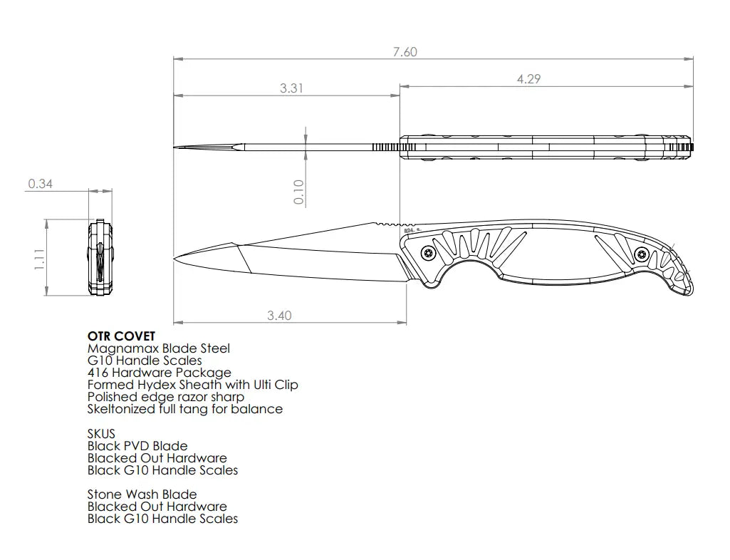 Covert - Fixed Blade